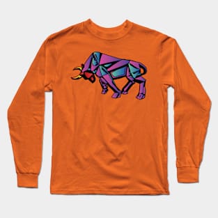 Colored bull Long Sleeve T-Shirt